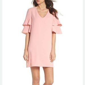 Charles Henry Pink Mini Dress